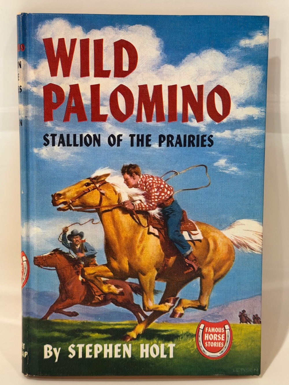Vintage 1946 Wild Palomino - Stallion of the Prairies by Stephen Holt HC #2293
